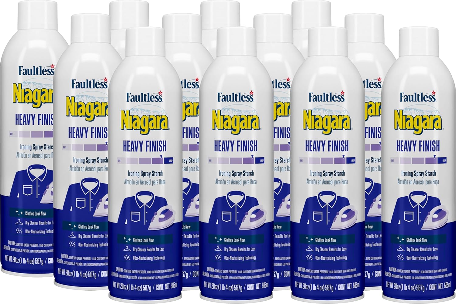 Heavy Starch Spray (20 Oz, 12-Pack