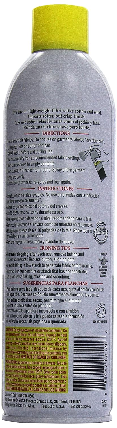 Niagara F17 08120 Spray Starch Original, 20 Oz